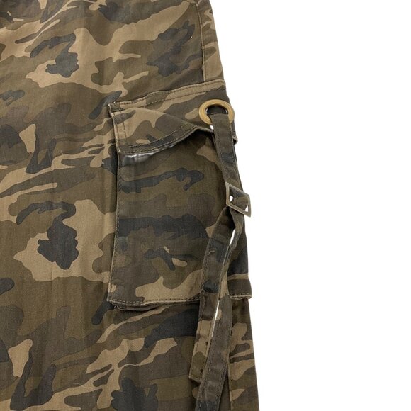 Camo Cargo jogger Pants  Adjustable Side Pockets street wear plus size 1X casual - Picture 4 of 9